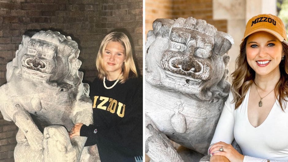 Sherae Honeycutt at 14 and today